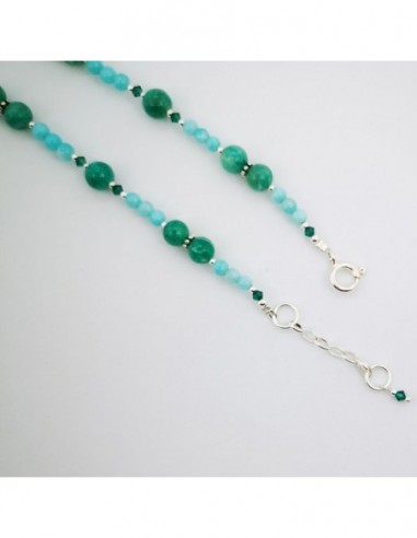 Collar de Amazonitas Variadas,...