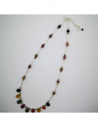 Collar de Turmalina Multicolor
