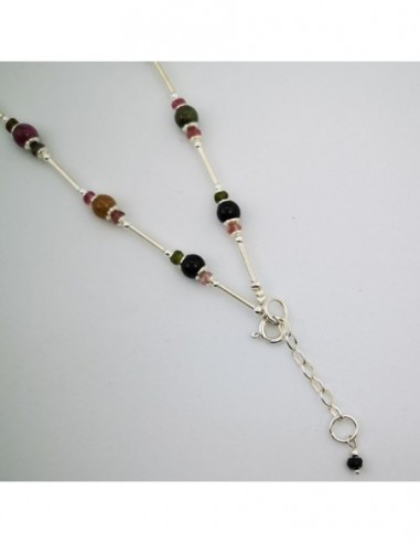 Collar de Turmalina Multicolor