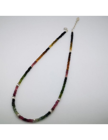 Collar de Turmalina Multicolor