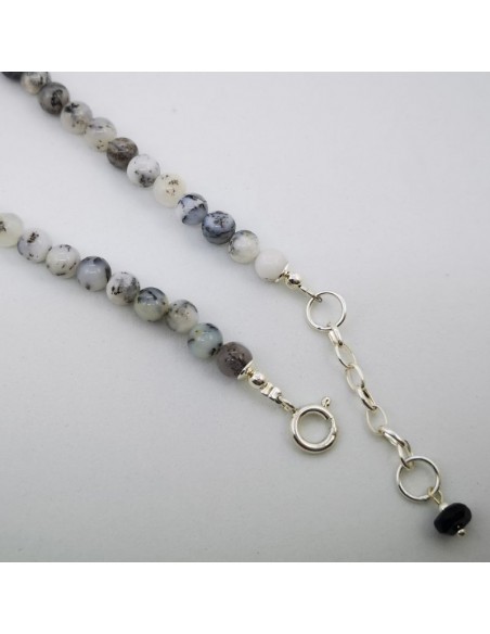 Collar de Ágata Dendrítica y Ónix