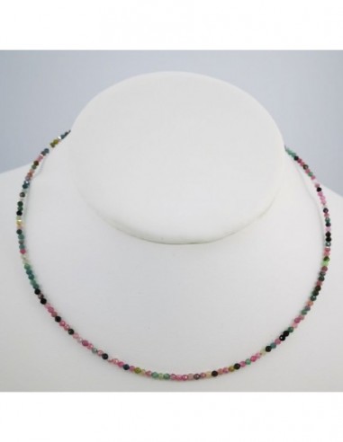 Natural Gems Necklace of the "Mini Lineas" Collection