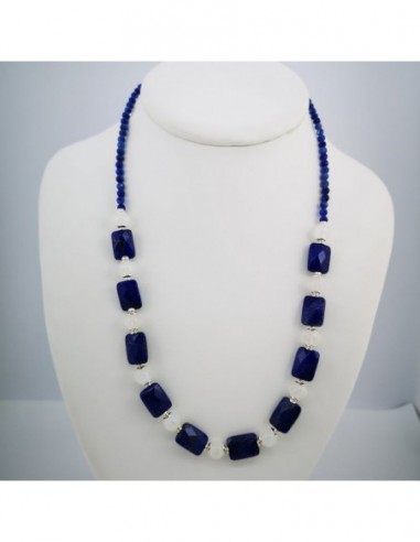 Collar de Lapislázuli y Piedra de Luna
