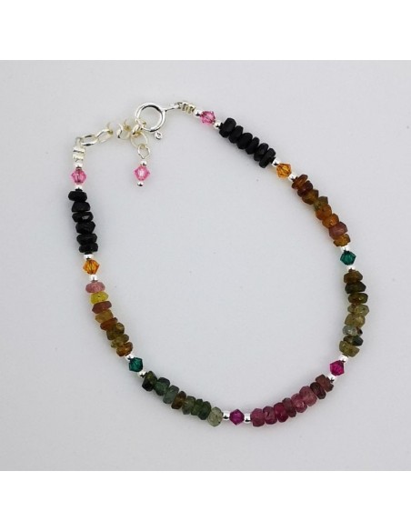 Pulsera de Turmalina Multicolor