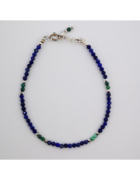 Pulsera de Lapislázuli y Crisoprasa