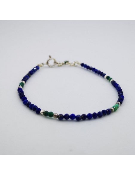 Pulsera de Lapislázuli y Crisoprasa