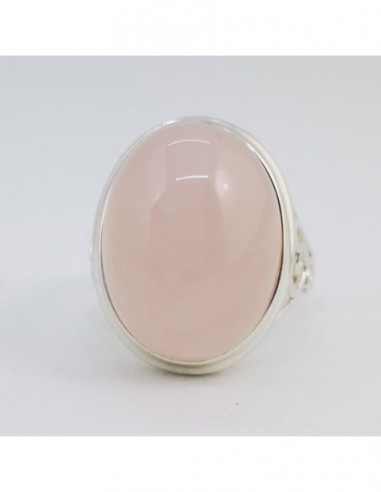 Anillo de Cuarzo Rosa