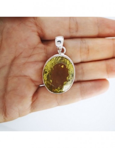 Colgante de Cuarzo Citrino