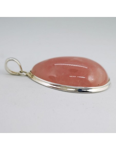 Colgante de Cuarzo Rosa