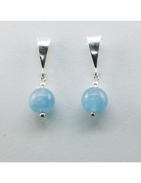 Pendientes de Aguamarina