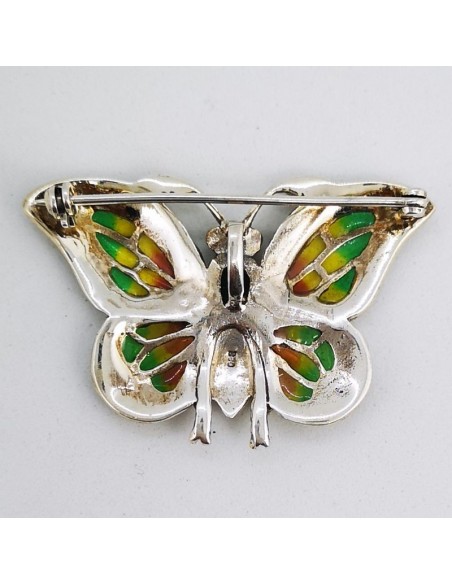 Colgante y Broche de Esmeralda y Circonitas