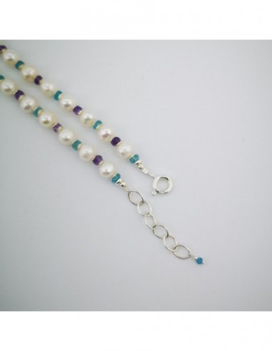 Collar con Colgante de Perla,...