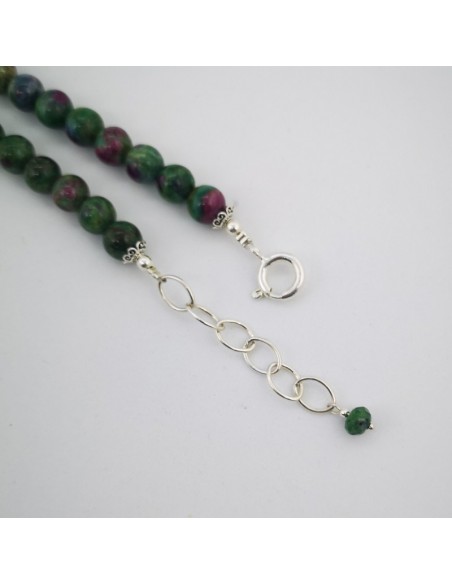 Collar de Zoisita Rubí