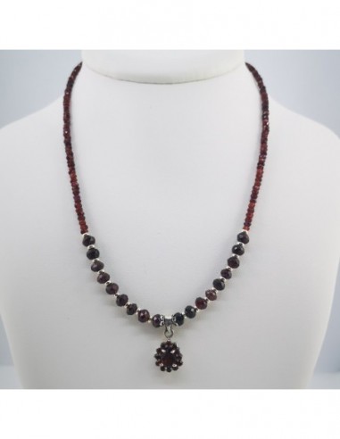 Garnet Pendant Necklace