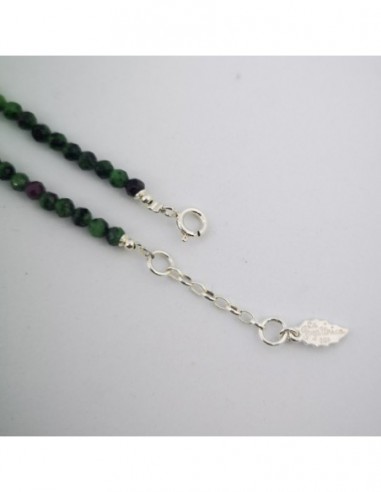 Collar con Colgante de Rubí y Zoisita...