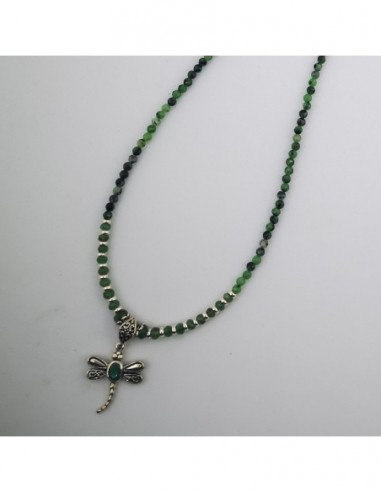 Collar con Colgante de Esmeralda y...