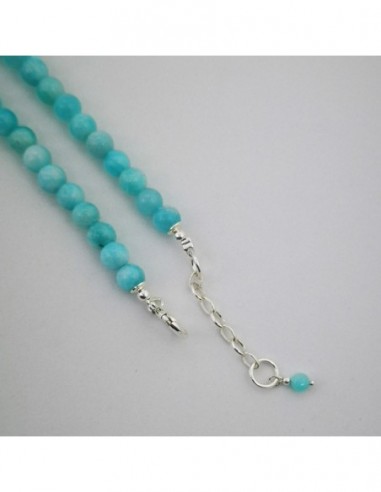 Collar de Amazonita, Aguamarina y...