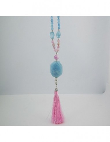 Collar de Aguamarina y Kuncito