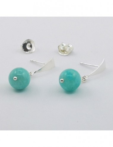 Pendientes de Gemas de Bola con...