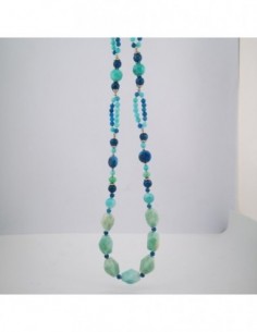 Collar de Amazonita y Apatito Azul 2