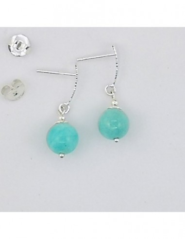 Pendientes de Gemas de Bola con...