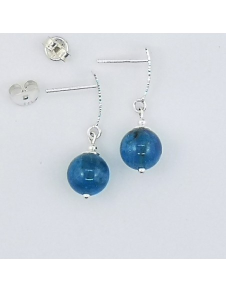 Pendientes de Apatito Azul