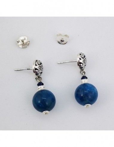 Pendientes de Gemas de Bola con...