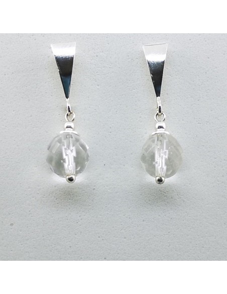 Pendientes de Cristal de Roca