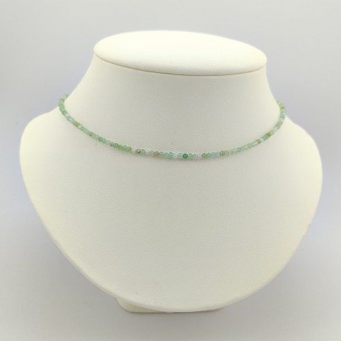 Natural Gems Necklace of the "Mini Lineas" Collection