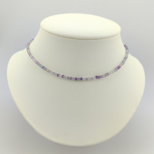 Natural Gems Necklace of the "Mini Lineas" Collection