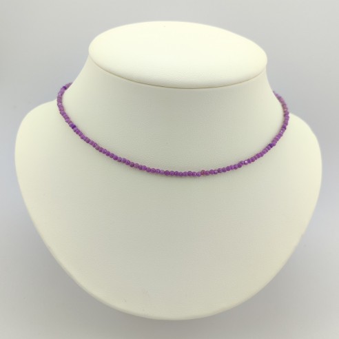 Natural Gems Necklace of the "Mini Lineas" Collection