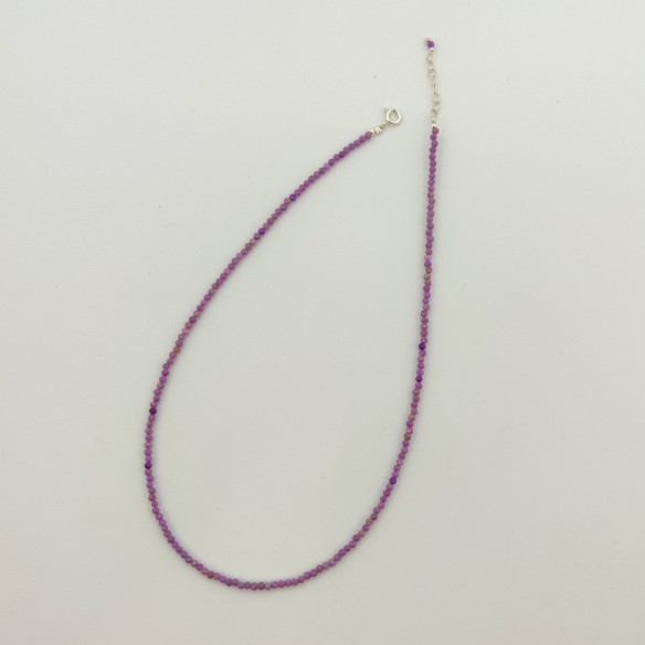 Natural Gems Necklace of the "Mini Lineas" Collection