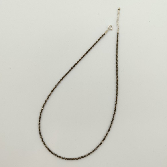 Natural Gems Necklace of the "Mini Lineas" Collection