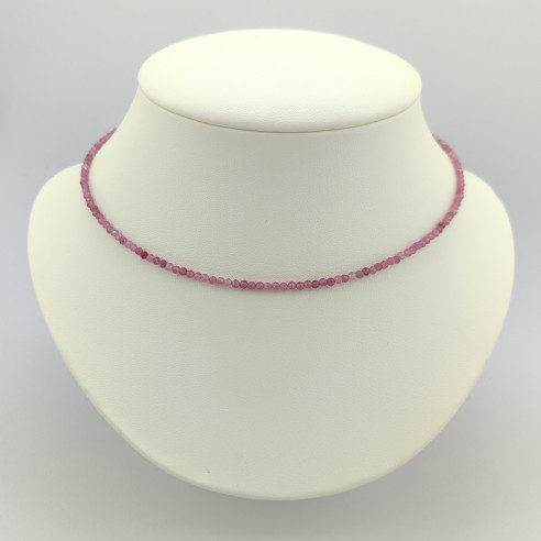 Natural Gems Necklace of the "Mini Lineas" Collection