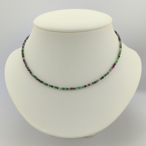 Natural Gems Necklace of the "Mini Lineas" Collection