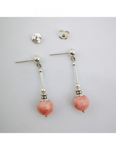 Pendientes de Rodocrosita