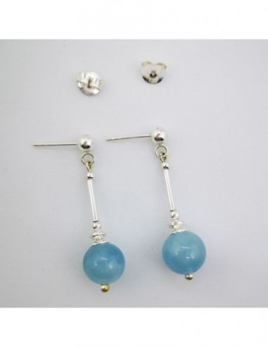 Pendientes de Aguamarina