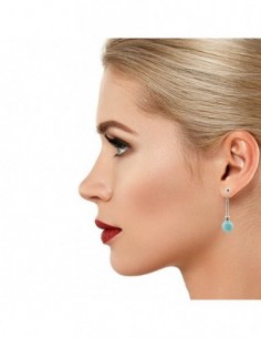 Pendientes de Amazonita