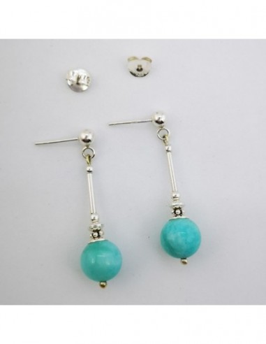 Pendientes de Amazonita