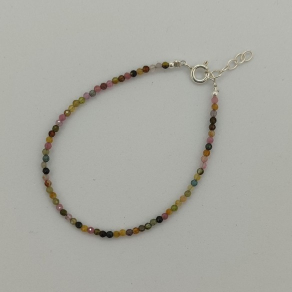 Pulsera de Gemas Naturales - Colección "Mini Líneas"