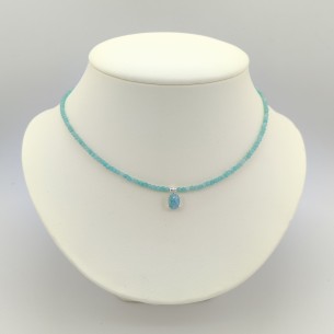 Collar de Gemas Naturales con Colgante - Colección "Mini...