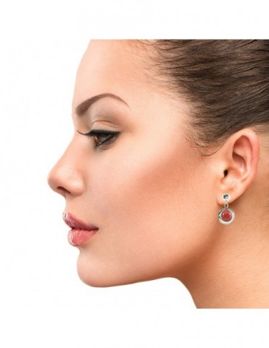 Pendientes de Coral Bambú