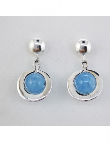 Pendientes de Aguamarina