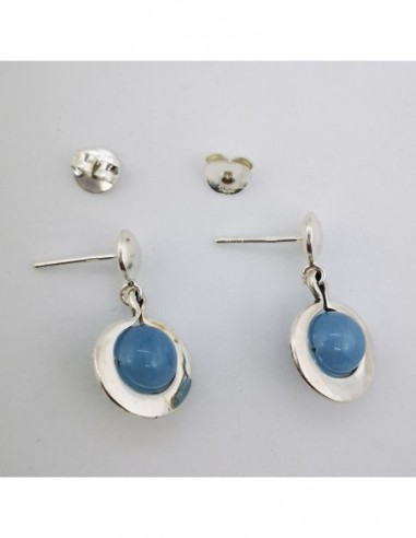 Pendientes de Aguamarina