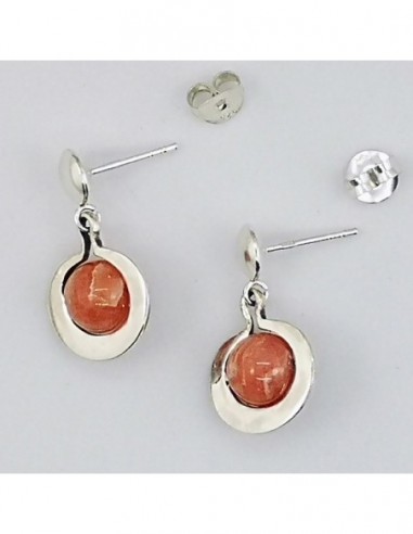 Pendientes de Rodocrosita