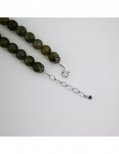 Collar con Colgante de Labradorita,...
