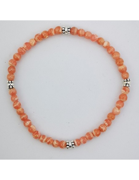 Pulsera de Rodocrosita