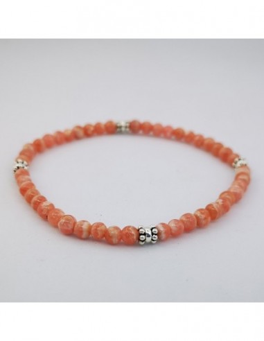 Pulsera de Rodocrosita