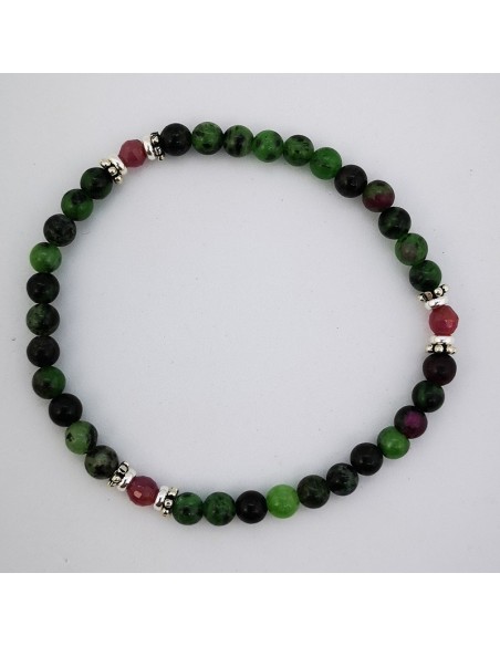 Pulsera de Zoisita Rubí