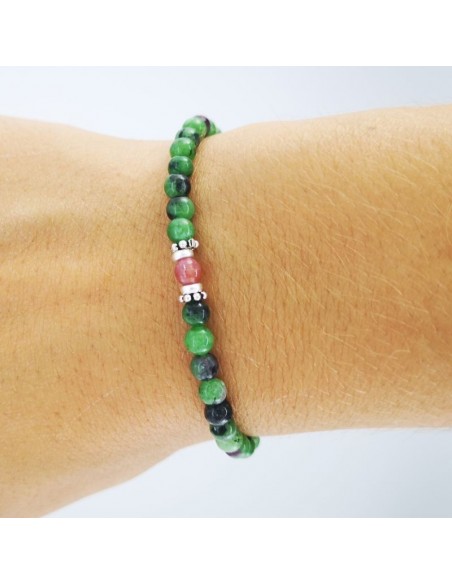 Pulsera de Zoisita Rubí